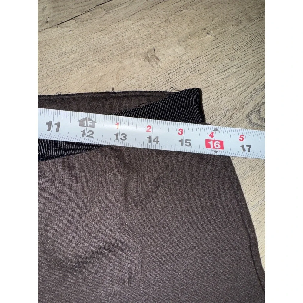 Tory Burch Dark Brown Riding Trousers with Leather Knee Patches